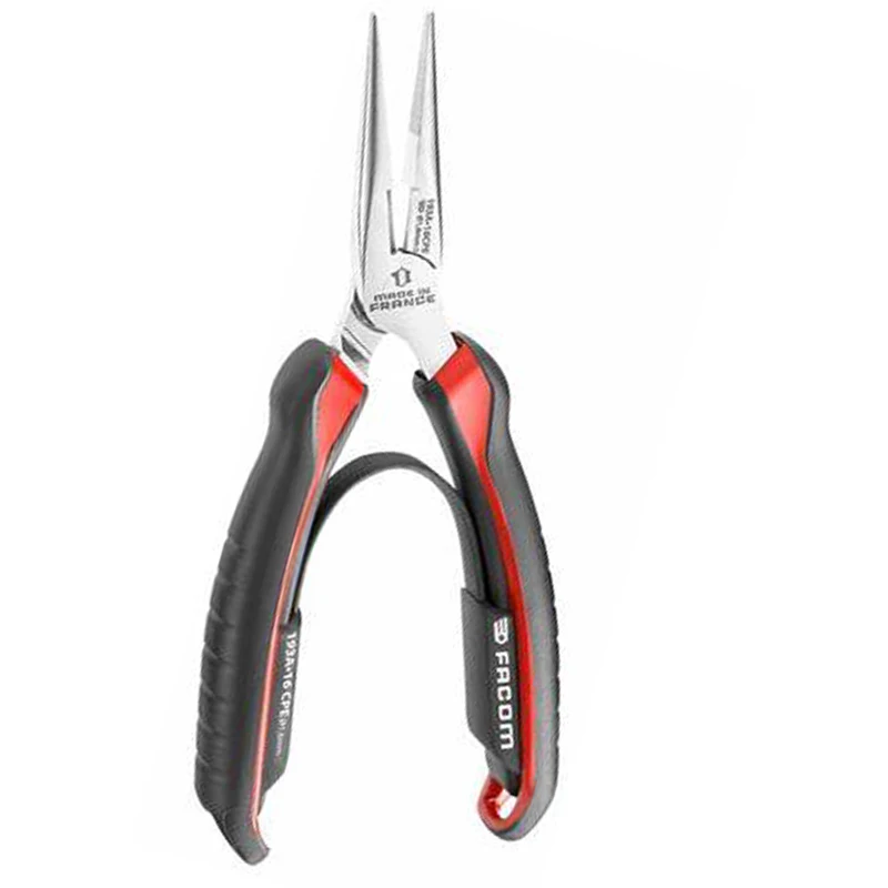 Facom 193A.16CPE Needle Nose Pliers Wear Resistant Durable Sharp Cut Cut Flat High Quality Materials Exquisite Workmanship