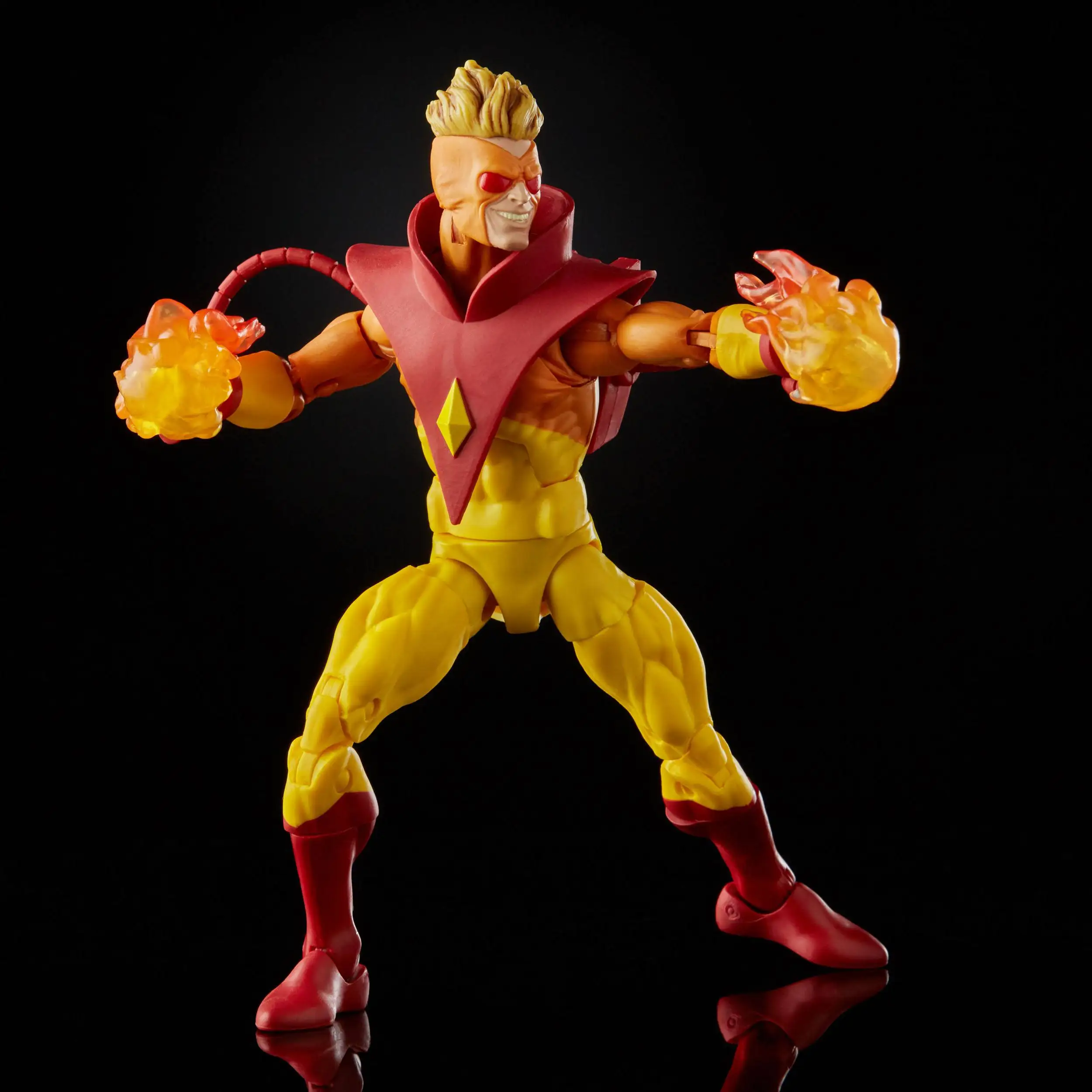マーベルレジェンド パイロ ローグ マーベルレジェンドrogue余分な手もヘッドとpyro 2パックセット6