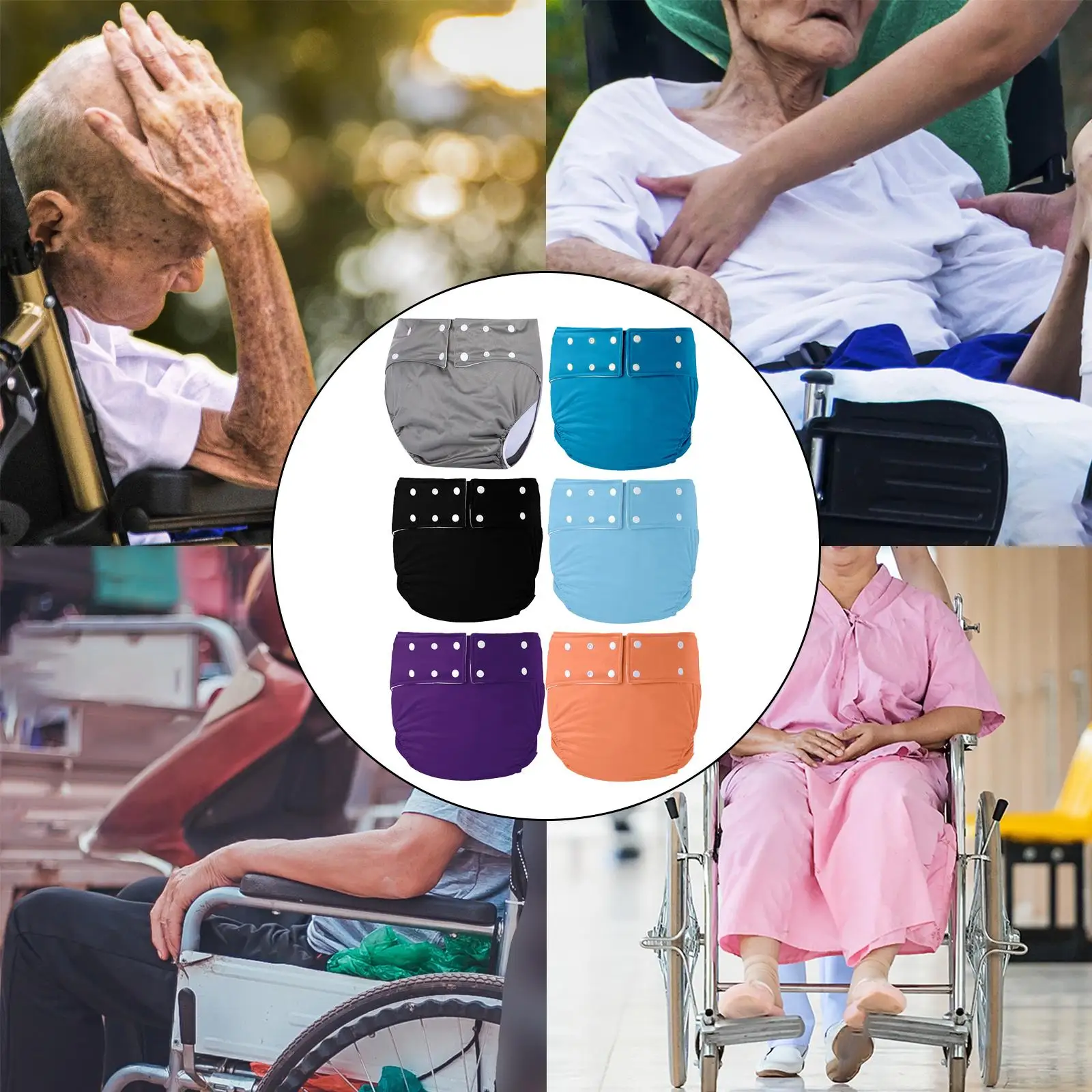 Adult Diaper Pants Anti-Leakage Waterproof Effective Leak Protection Comfortable to Wear