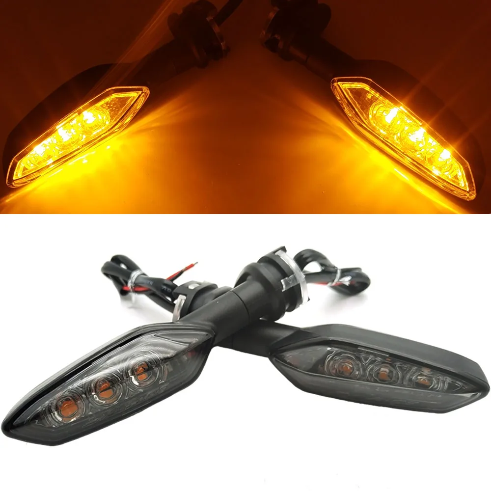 LED Turn Signal Light Motorcycle For YAMAHA MT09 MT07 XSR 700 Tenere 700 Flashing LED FZ07 Cafe Racer FJ09 XSR900 Indicator Lamp