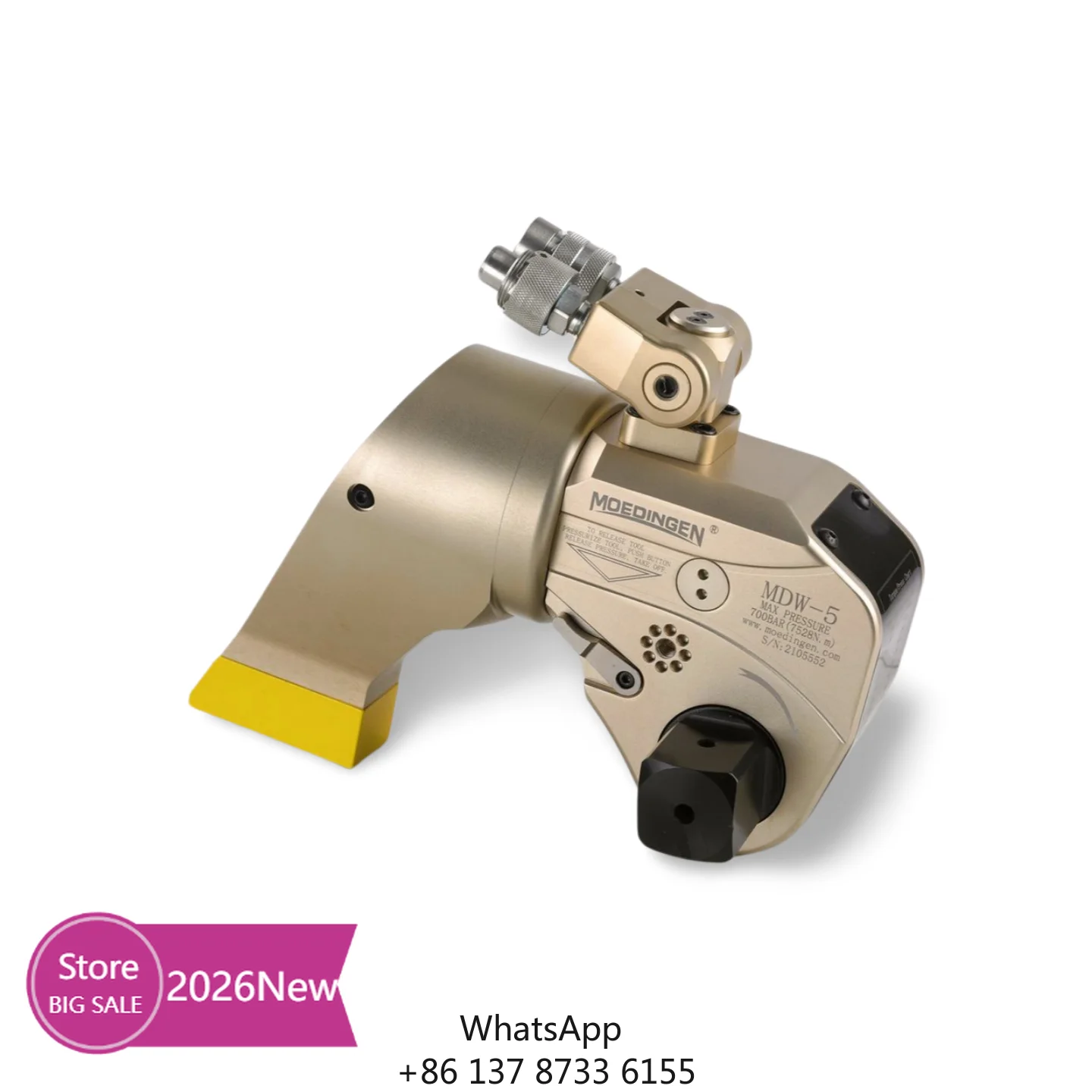 

2026Hydraulic Drive Wrench MDW-3 One-way Ratchet Surface Rust Resistant Alloy Steel Material Torque Wrench