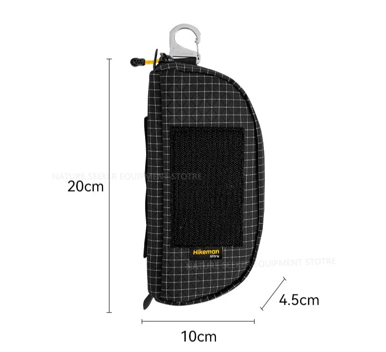 HIKEMAN Brillenetui, schützendes Brillenetui für Outdoor, Reisen, Camping, Wandern, Sonnenbrillenetui, Organizer-Tasche – Detail 5