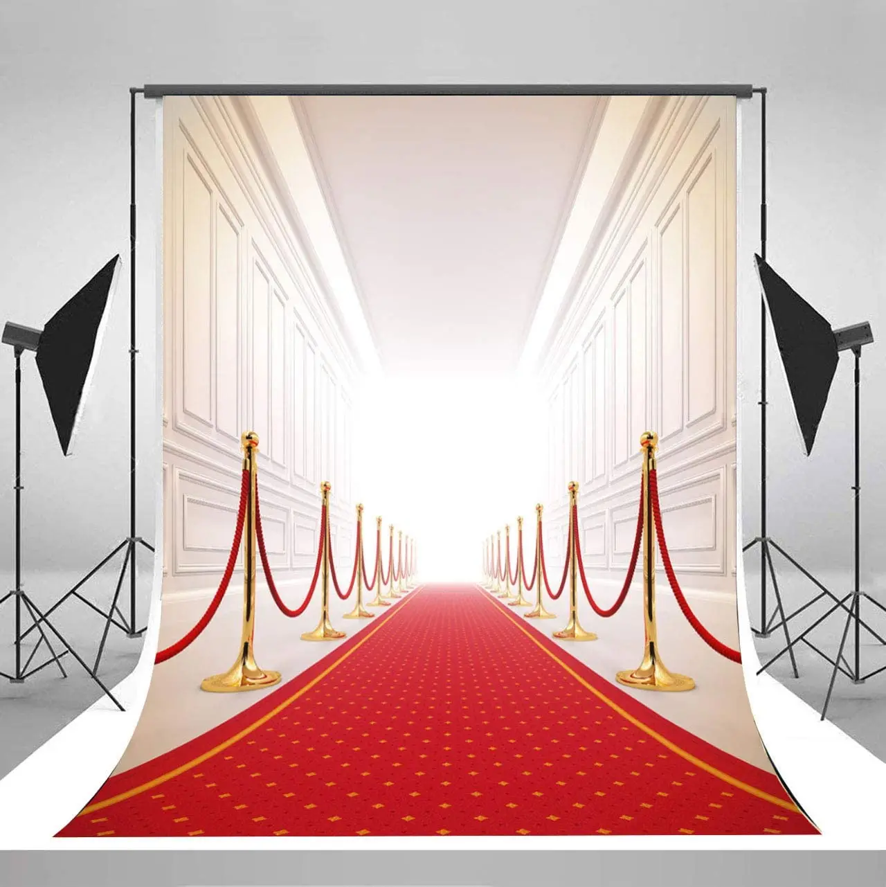 

Red Carpet Photography Backdrop Awards Ceremony Night Party Background Red Carpet Path Banner For Wedding Birthday Decoration