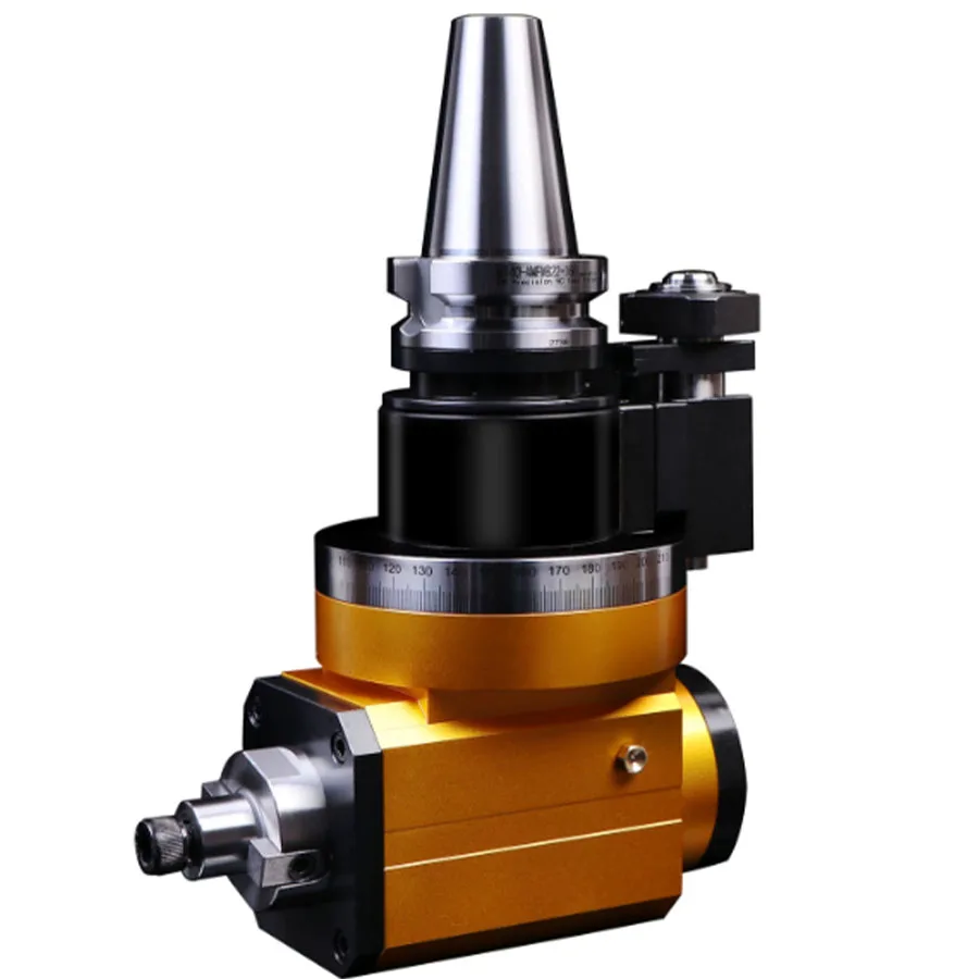 CNC Machining Center 90 Degree Side Milling Head, New Face Milling Angle Head Right Angle Tool Head BT40 BT50-90-F50