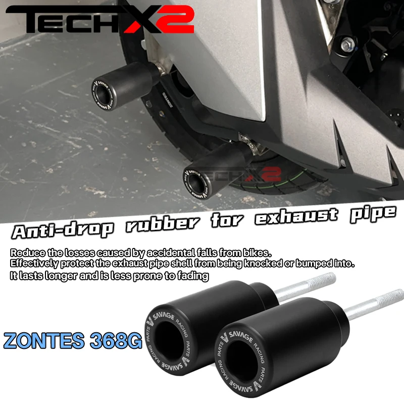 

Front fork collision protector for sliding screws of the frame of the modified vehicle of Lingshi 368G and 368K