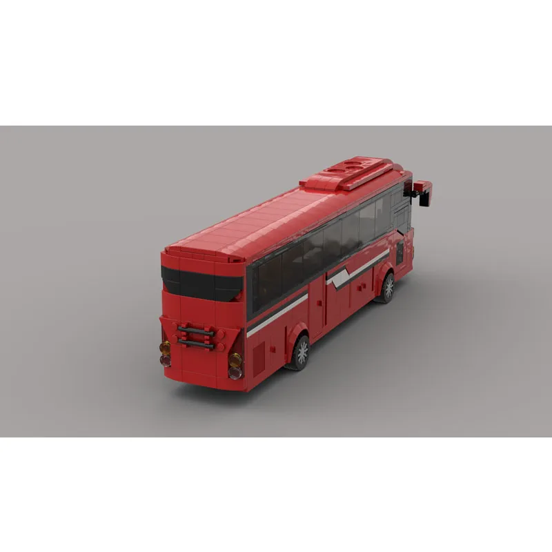 

MOC-157897 Модель городского междугороднего автобуса из строительных блоков, 670 деталей, креативный подарок на день рождения для мальчиков и детей