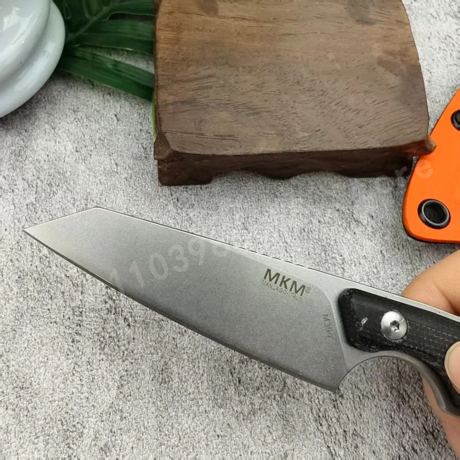 M.K.M RMJ سكين مستقيم صغير عالي الجودة 8Cr13MoV شفرة ميكارتا مقبض محمول EDC أداة متعددة الوظائف هدايا رجالية #3