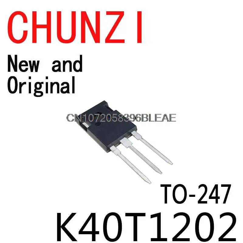 2PCS New and Original IKW40N120T2 TO-247 IKW40N120 IGBT 40A 1200V 40T1202 K40T1202 