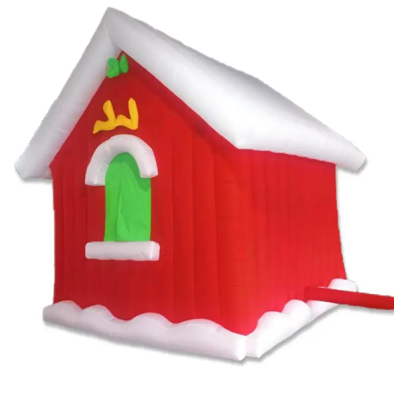 Oxford Inflatable Bounce Castle Christmas Gift Customized tent with a blower