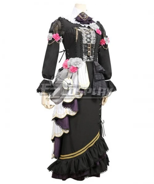 BanG Dream! Roselia Cry of determination Shirokane Rinko Dress Suit Halloween Party Women Stage Show Skirt Cosplay Costume E001