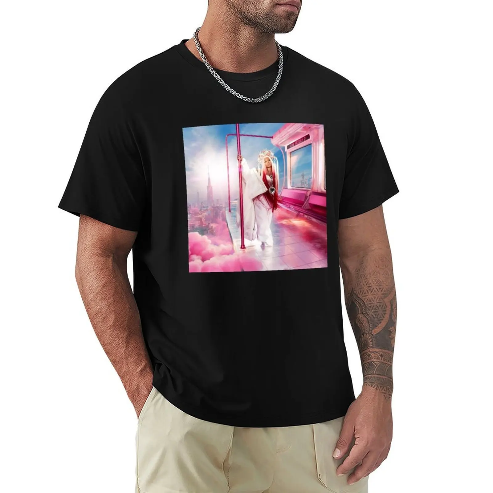 

nicki minaj - pink friday 2 (album cover) T-Shirt Sun Block Outdoor T-Shirt