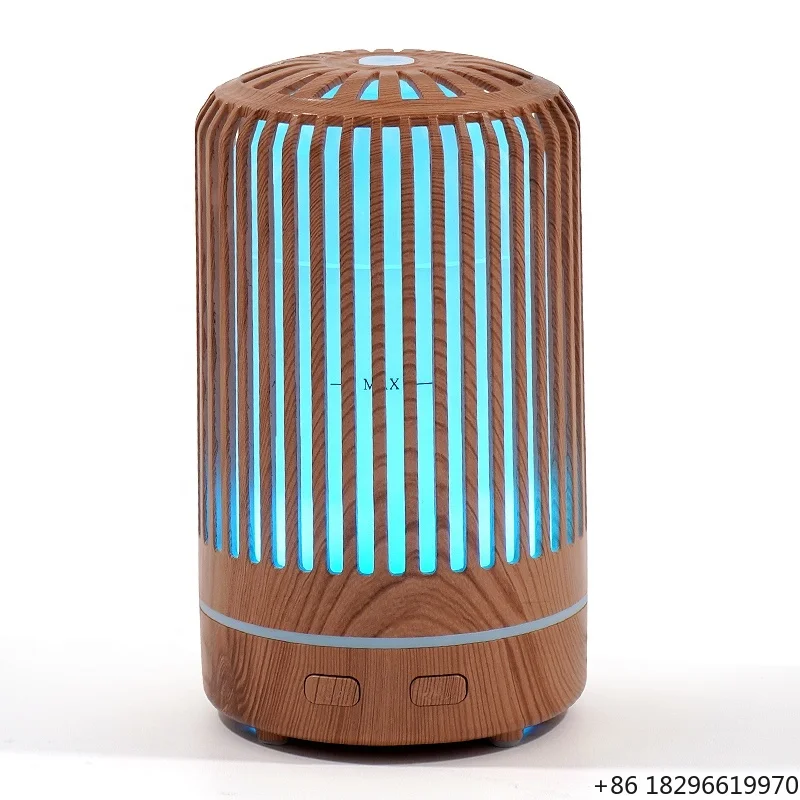 USB Eco-Friendly Plastic Portable Ultrasonic Aromatherapy Diffuser Humidifier LED Lighting Large Capacity Household Gift
