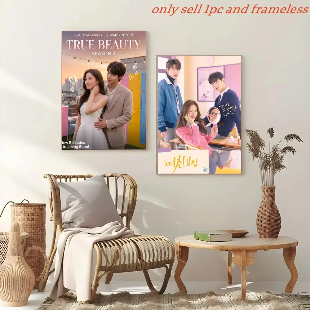 Korean Drama T-True Beauty Poster Painting And Print Wall Art Picture For Home Room Decor Gifts