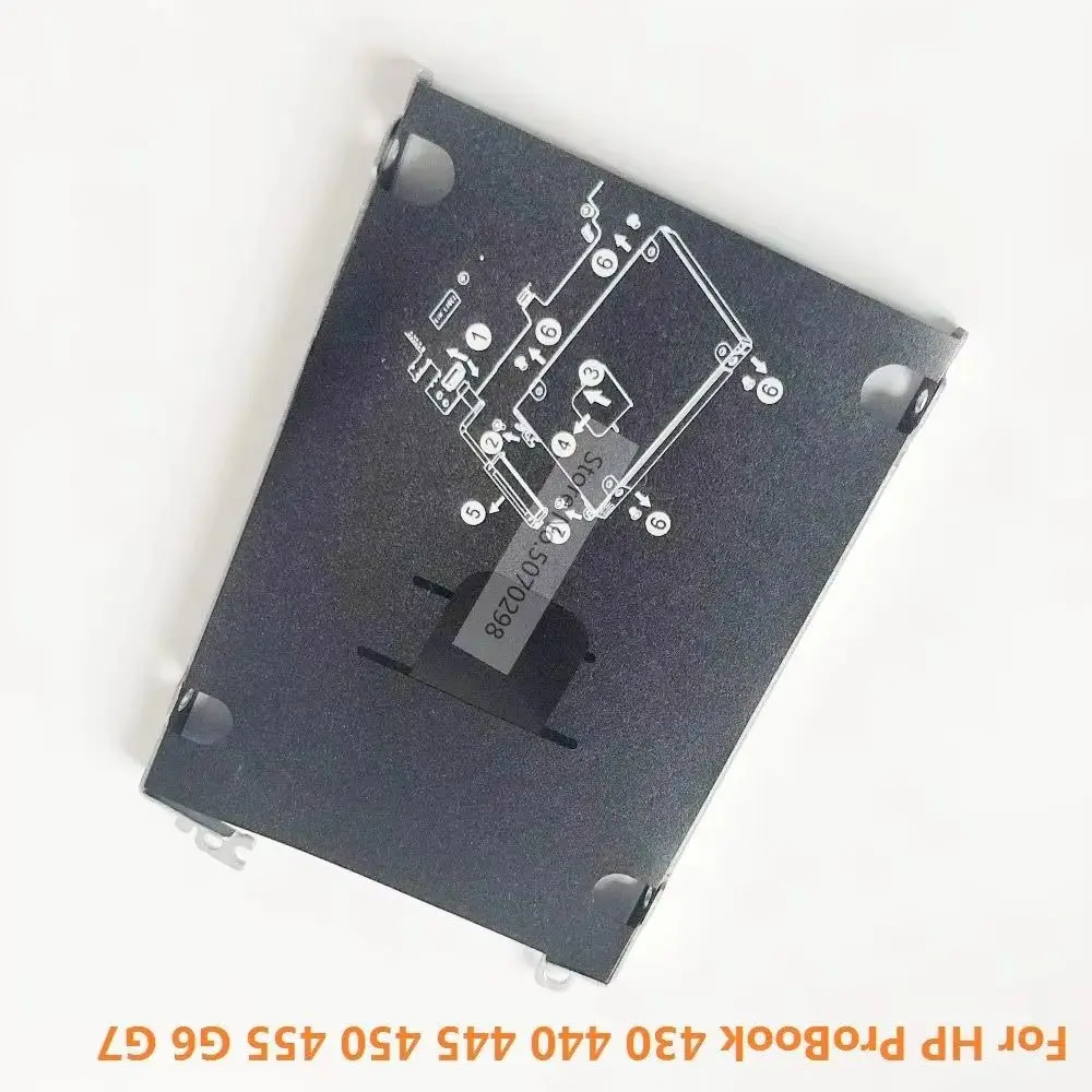 2.5 SATA Hard Drive HDD SSD Primary Caddy Bracket Frame Tray for HP ProBook 430 440 445 450 455 G6 G7