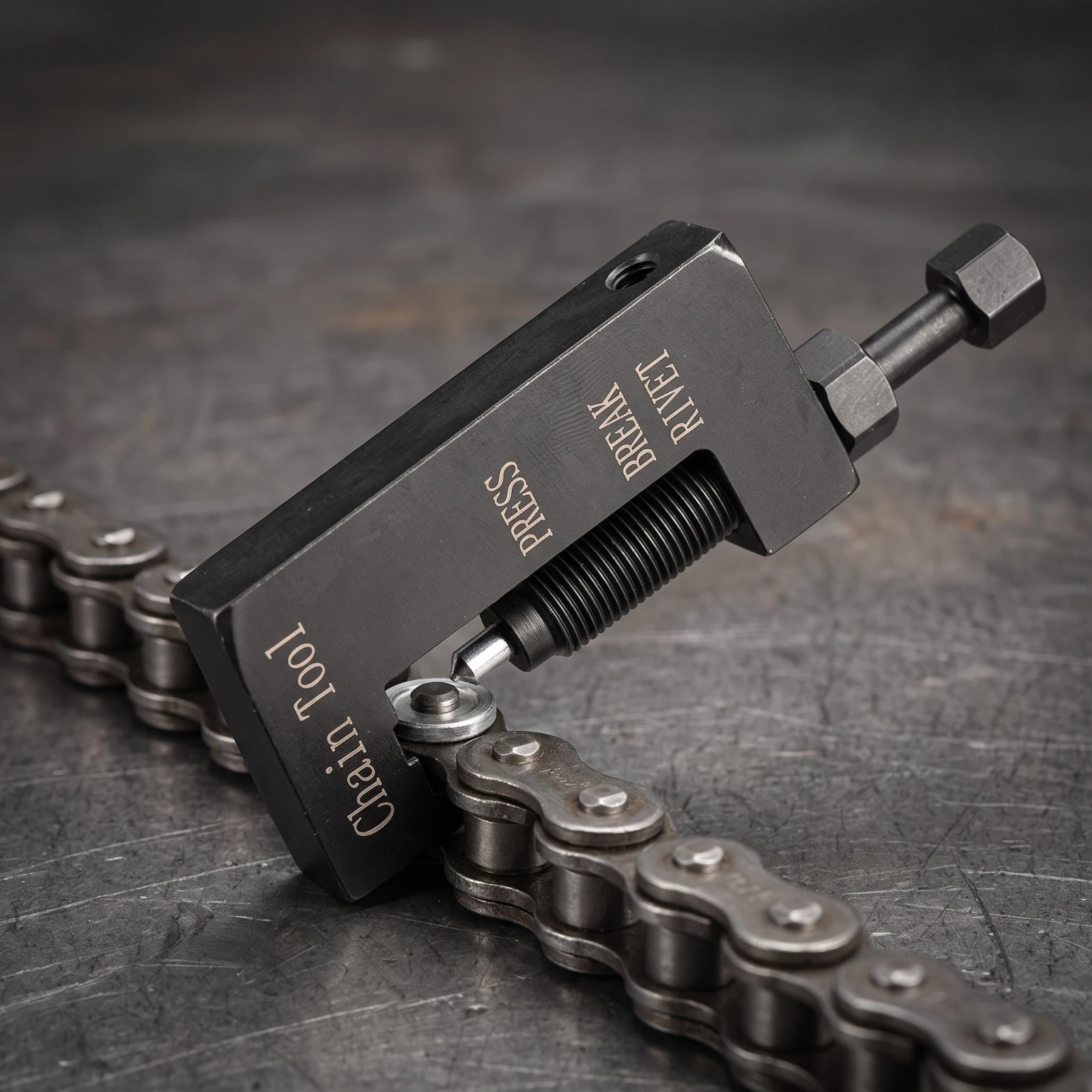 Motorcycle Chain Breaker and Riveter Kit Multi-Function Motorcycle Chain Breaker Tool Kit Heavy-Duty High-Quality