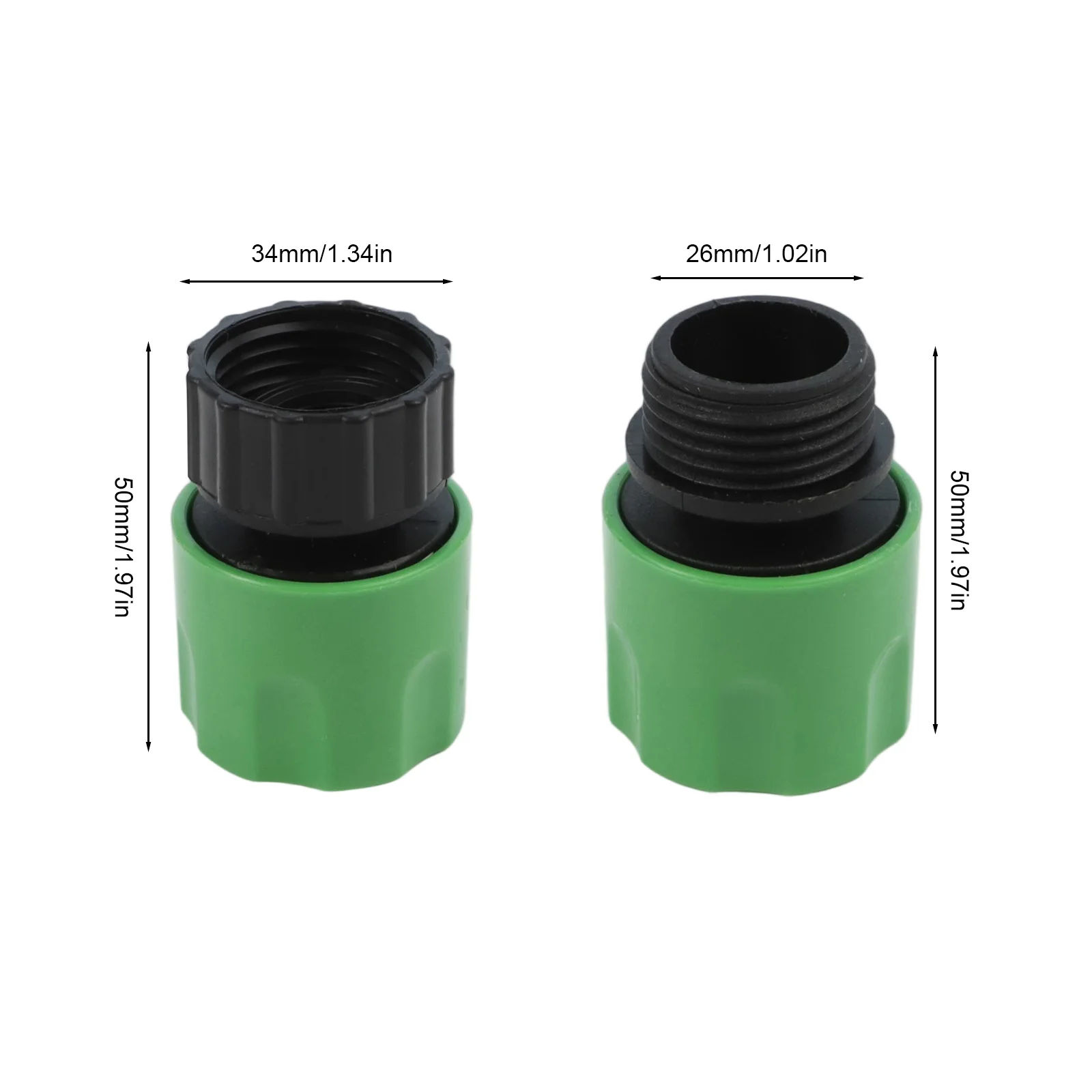 2pcs set Quick Connector Hose Outdoor Spare Part Water Accessories Brass Connector Garden Male Quick Repair Kit