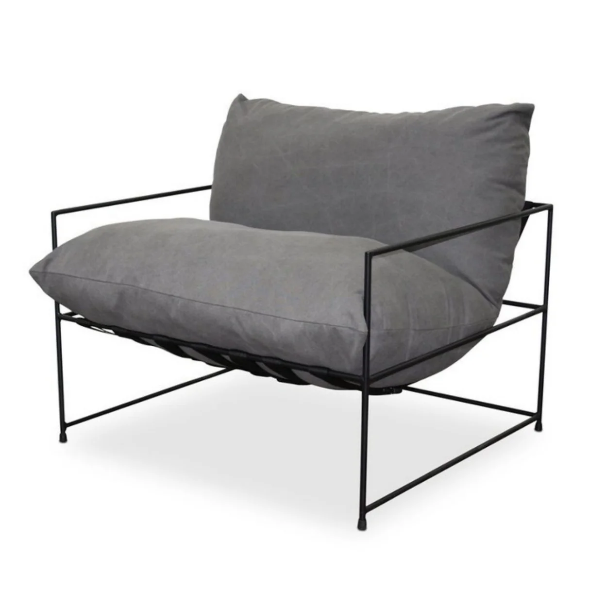 #   Nordischer Minimalistischer Moderner Metall-Armlehnstuhl Loungesessel Balkon Einzelsitz-Sofa für Schlafzimmer Wohnzimmer