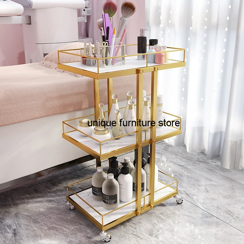 

Rolling Beauty Salon Trolley Medical Hair Makeup Tool Salon Trolley Utility Spa Carrito Auxiliar Salon Furniture BL50SF