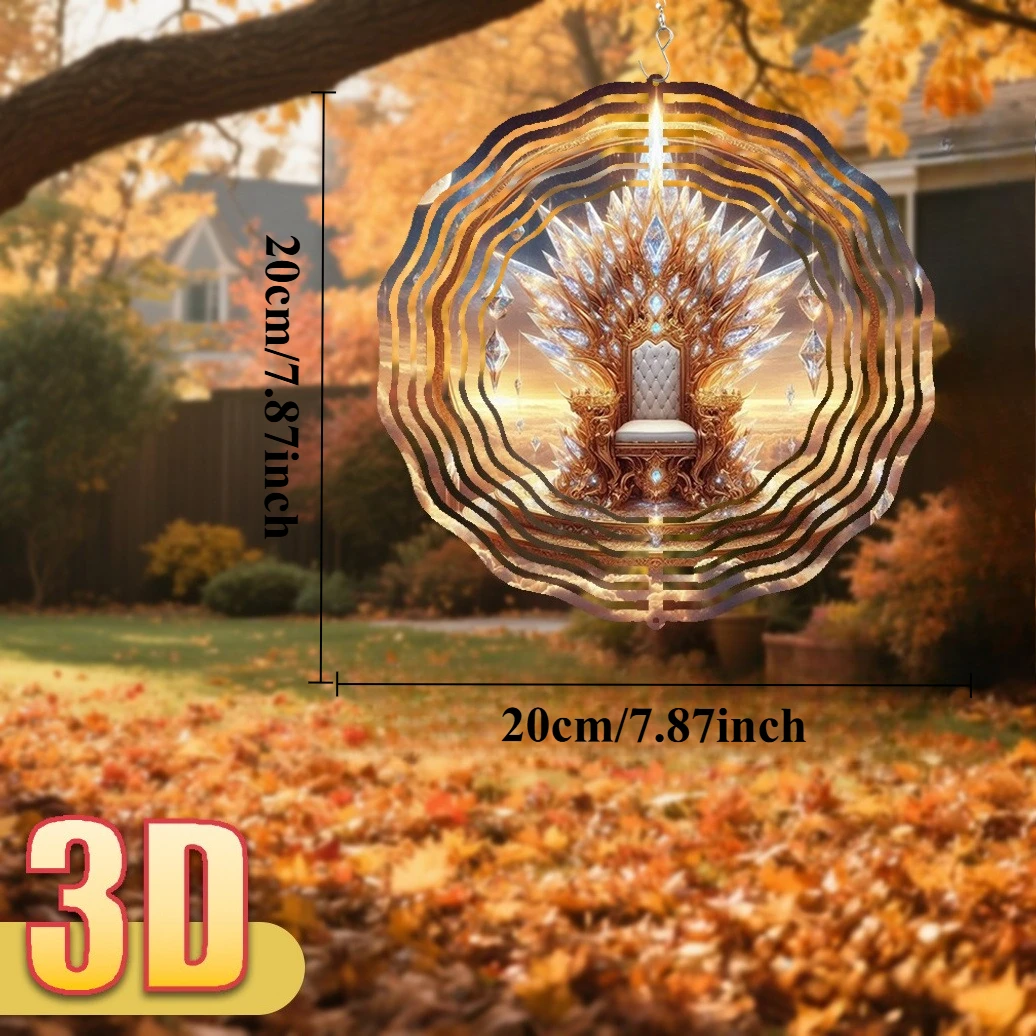 3D 1pc   Golden Throne with Sun And Stars in Sky with Clouds And Planets