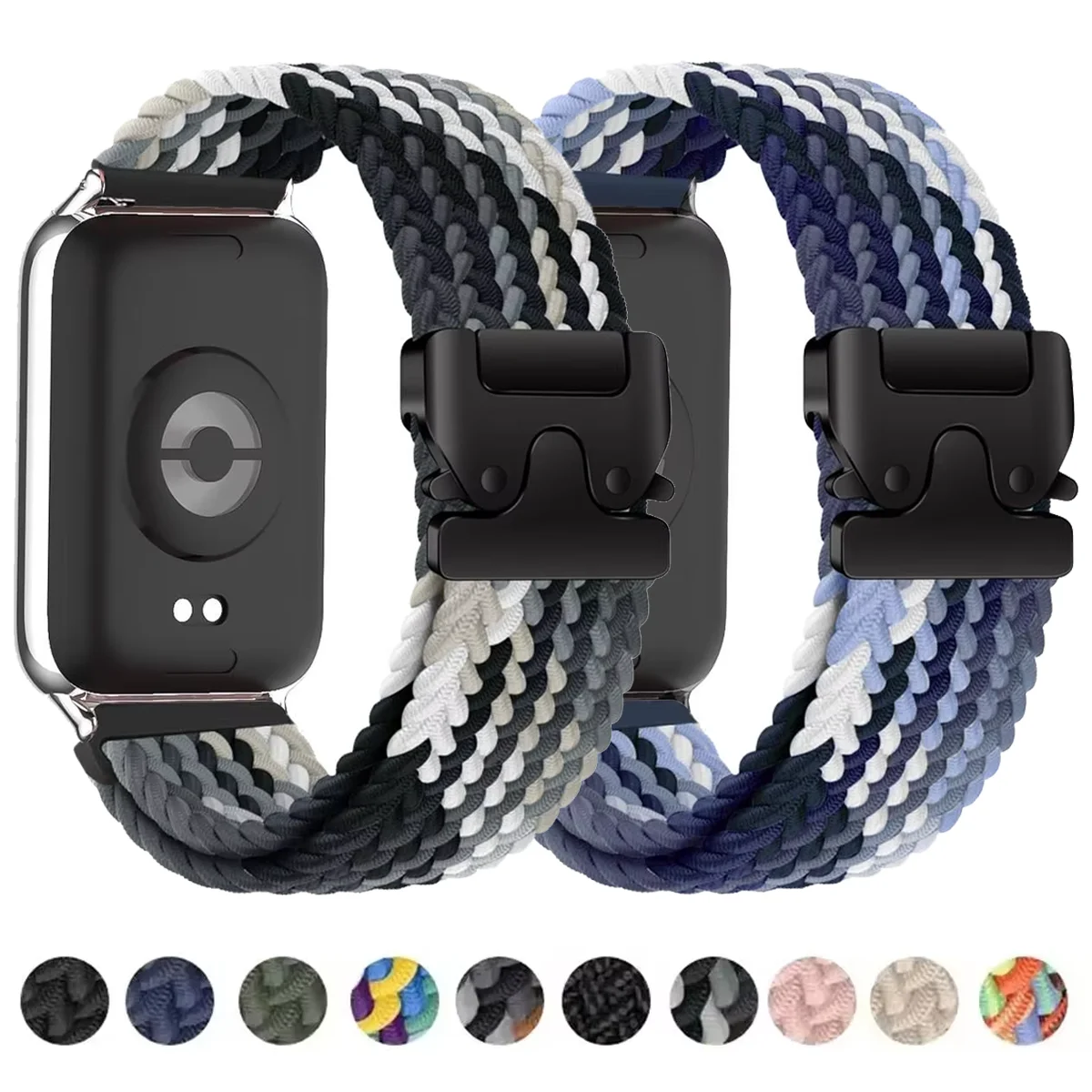 Parachute Loop Strap for Redmi Watch 6 5 4 Braided Replacement WristBand Bracelet For Xiaomi Mi Band 8 Pro/9 Pro Pulseira Correa