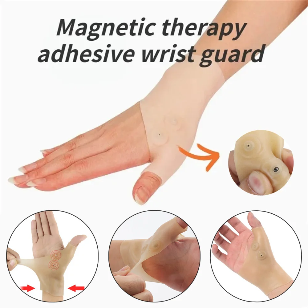 1PC Magnetic Wrist Support Compression Gloves Elastic Wrist Protector Arthritis Wristbands Corrector Wrist Glove Pain Relief