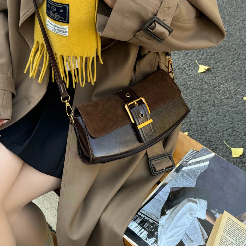 

Hot-selling Retro Luxury Fashion Women's Matte Armpit Bag 2026 Winter New Niche Design High-end Crossbody Shoulder Women's Bag