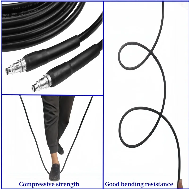 High Pressure Cleaning Machine Hose, Car Wash Water Cleaning Hose, Car Wash Machine Extension Hose，For AR/Bosch/Black &Decker