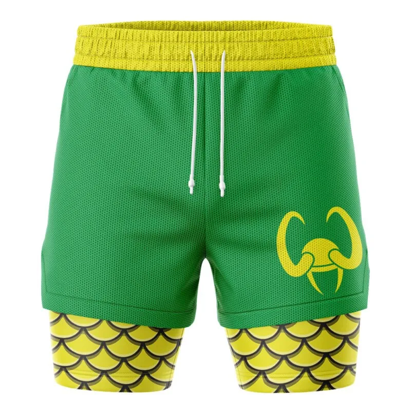 Summer New Style, Fitness and Vacation Two-piece Shorts, Quick-dry and Breathable with Lining in Summer