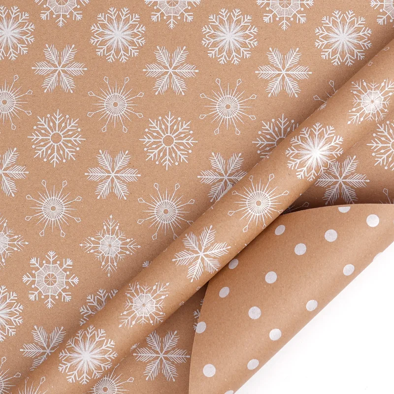Christmas Gift Wrapping Paper Gift Wrapping Paper Christmas Trees Packaging Gift Paper Suitable for Birthdays and Festivals