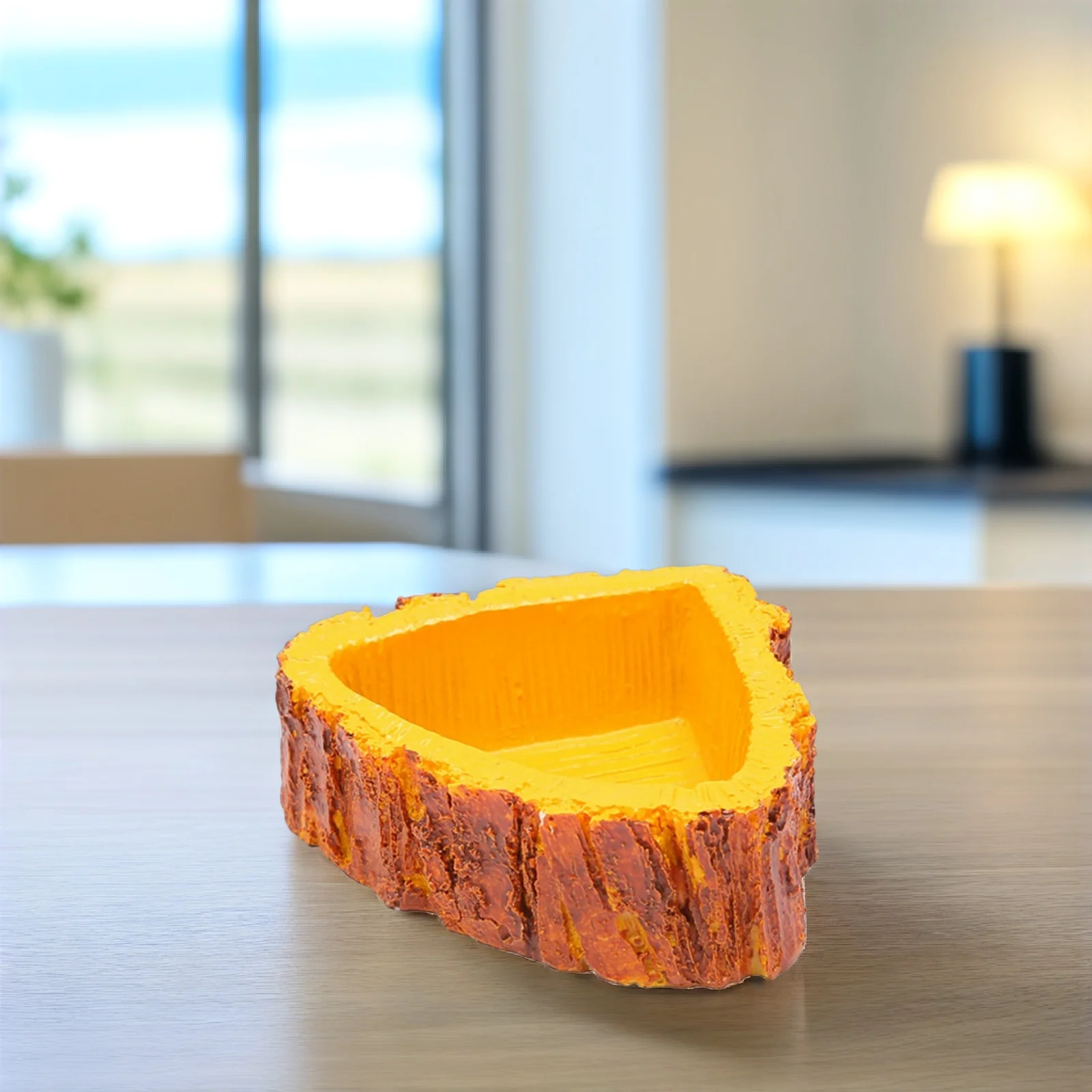 

Lizard Food Pot Resin Feeder Bowl for Reptiles Tortoises Eating Supply Pet Bowls Small Creatures Spider Lizards Feeding