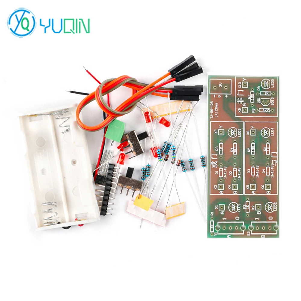 Discrete Component Gate Circuit Welding DIY Kit NAND Gate Logic Digital Electronic Technology Teaching and Training