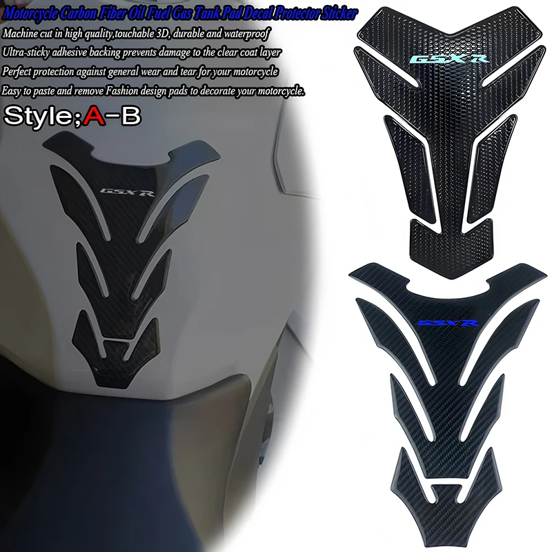 

3D наклейки на мотоцикл, наклейка на бак из углеродного волокна, крышка бензобака, водонепроницаемые наклейки для GSXR GSX-R 600 750 1000 1300 K1-K7 K8 K9 K10 K11