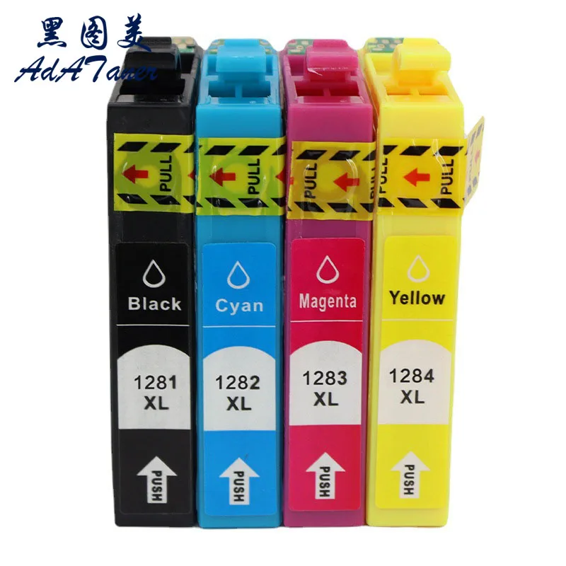 T1281 T1282 T1283 T1284 T1285 Premium Color Compatible InkJet Ink Cartridge for Epson Stylus SX125 SX130 SX235W SX230 Printer