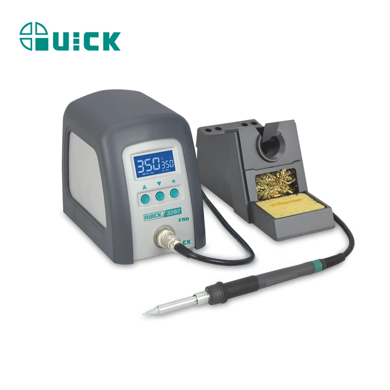 

Паяльная станция 90W 3202 для цифровой электроники с регулируемой температурой, ESD-защитой и быстрым LCD-дисплеем, нож для точной пайки