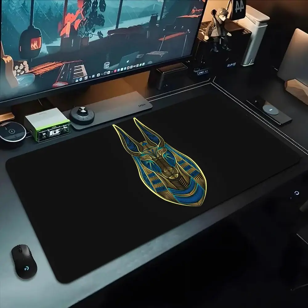 

God anubis Mouse Pad 500X1000 mm Large Gaming Mousepad Gamer XL Rubber Otaku Keyboard Pad Laptop Desk Mat