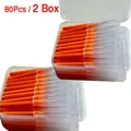 80Pcs   2 Box orange