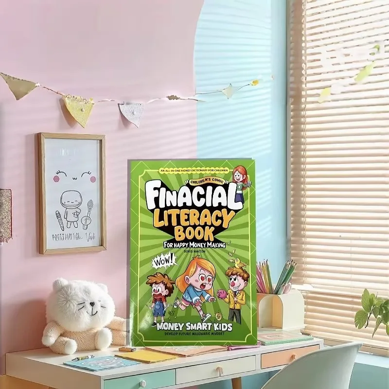 Cartoon Vivid Illustrations, Easy-to-read Content, Help Children Learn Basic Science and Money Knowledge