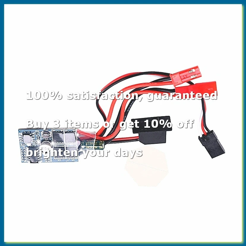 Rc ESC 10a Brushed Motor Speed Controller for Rc Car Boat W/o Brake without brake