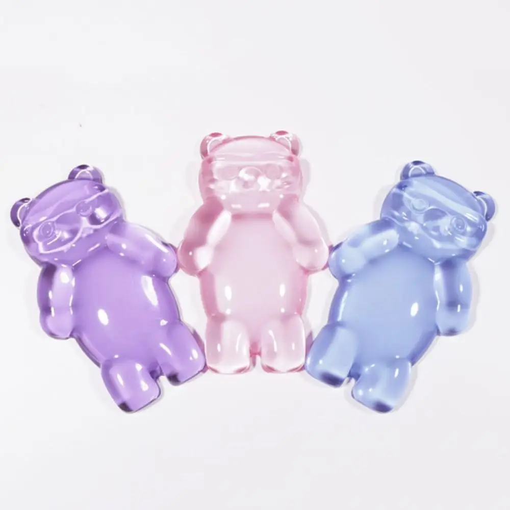 Waterproof Cartoon Bear Mouse Pad Hand Rest Cute Design Wrist Guard Mouse Pad Comfortable Soft Material Anti-slip Mouse Pad