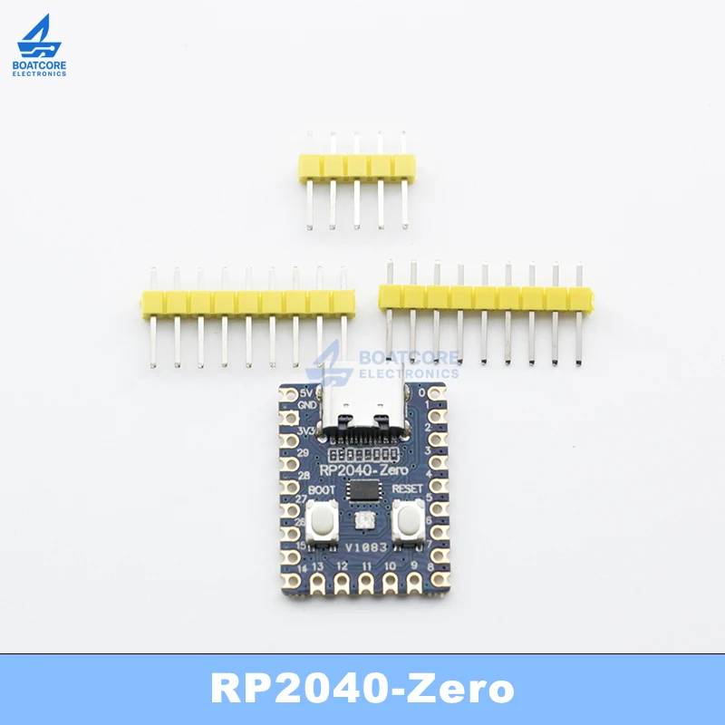 1PCS RP2040-Zero RP2040 Zero Development Board Raspberry Pi PICO Dual Core Cortex M0+ 2MB Flash Microcontroller Module