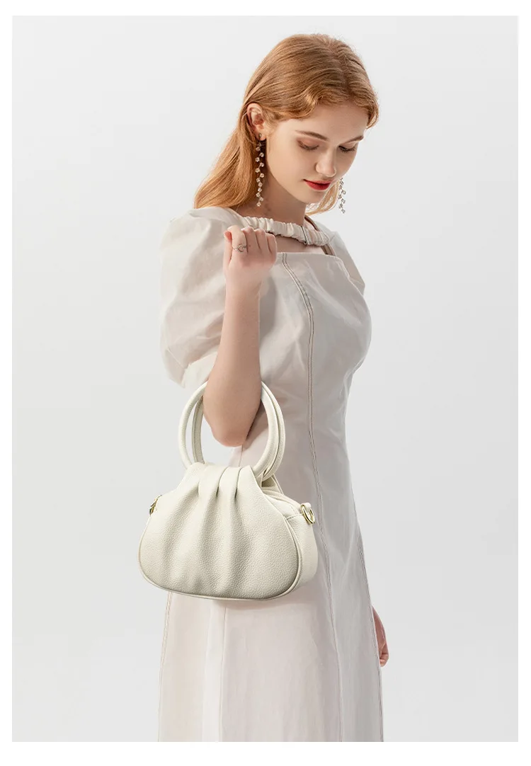 

‌2025 New High-End Cloud Bag for Women - Creative Pleated Phone Crossbody Bag - Fashion Niche Foreign Style Purse‌