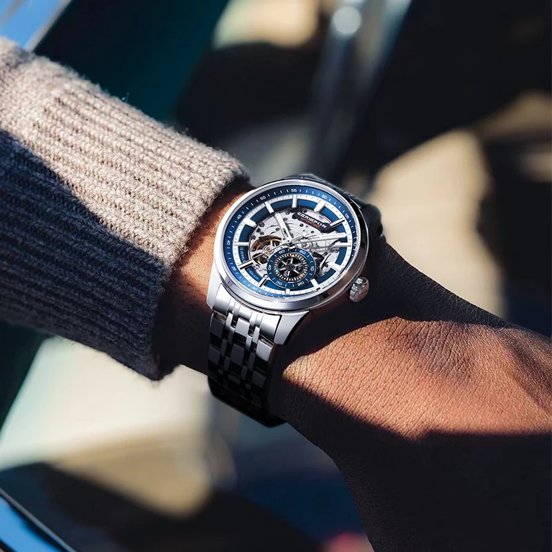 Pagani Designs Mens Automatic Watches For Men Luxury Hollow Fashion Waterproof Wristwatch Man Mechanical Watch Relogio Masculino