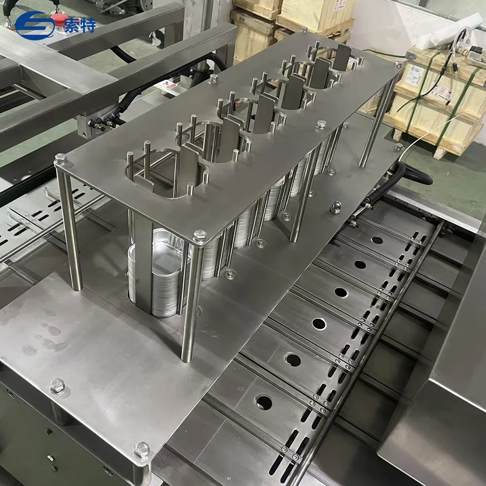 High Efficiency Linear Tray Filling Sealing Machine Optimized for Food & Beverage Production