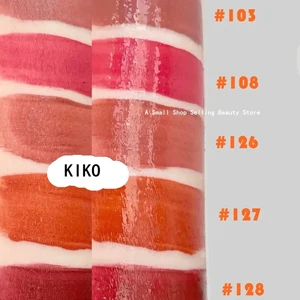 Kiko-Öl für Doppellippen, nicht verknüpfte Lippenstifte, Glanz, Milch, Tee, Bohnen, Paste, Transparent, Emaille, Make-up 8 Hauptverkäufe Kiko Make -up - №4