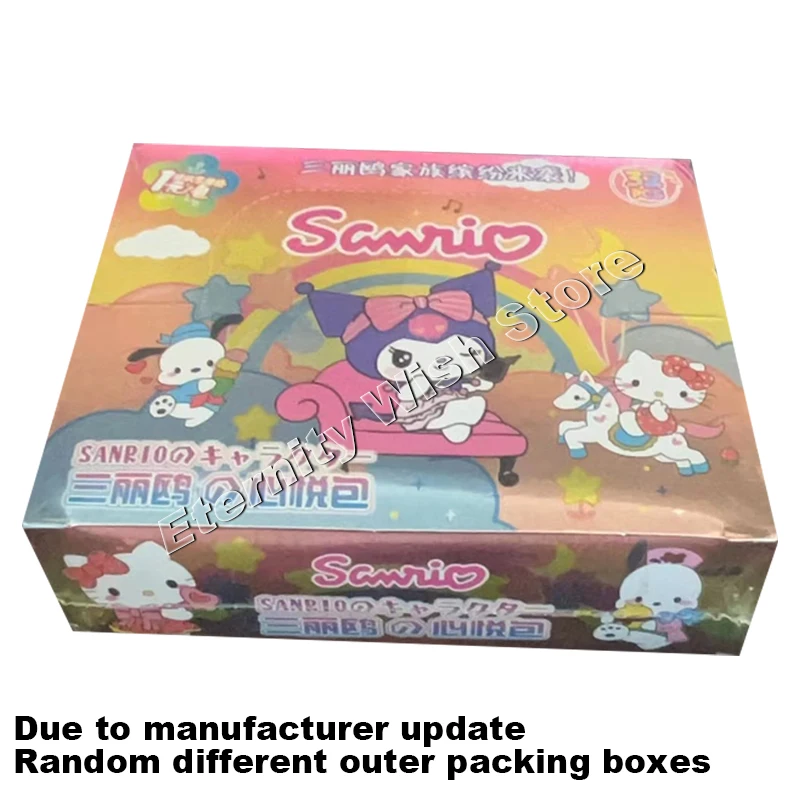 Sanrio Cards Kuromi Crayon Shinchan SpongeBob My Melody Frozen Cartoon Anime Collection Trading Card Children Toy Christmas Gift