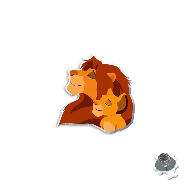 Disney le roi Lion mode bijoux broches broches pour sacs à dos émail broches broches pour femmes enfants cadeaux pour amis