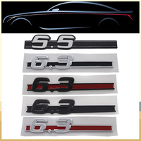 3D Premium 6.3 5.5 for AMG W207 W211 W212 W204 W205 C63 E63 car Fender trunk Rear Bonnet Decal Emblem Badge Sticker