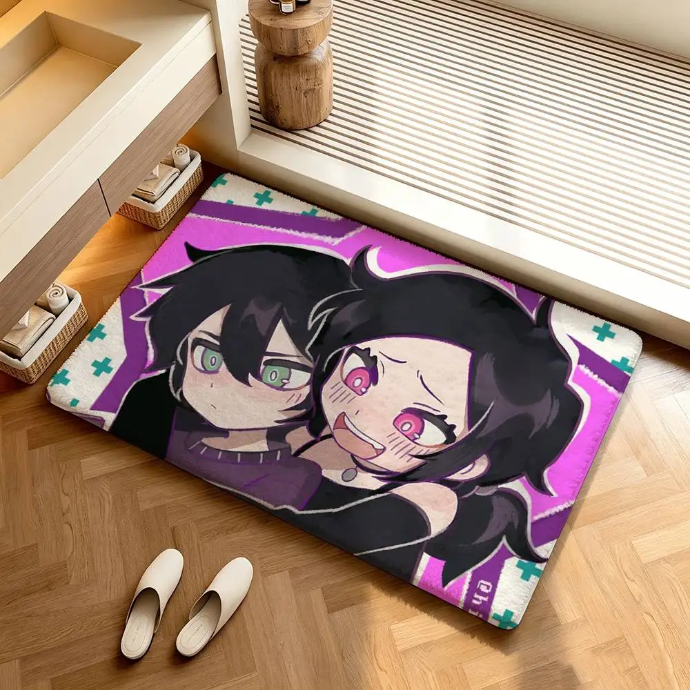 TCOA-The Coffin Of Andy And Leyley Shower Room Absorbent Small Floor Mat Soft Comfortable Decorative Foot Mat