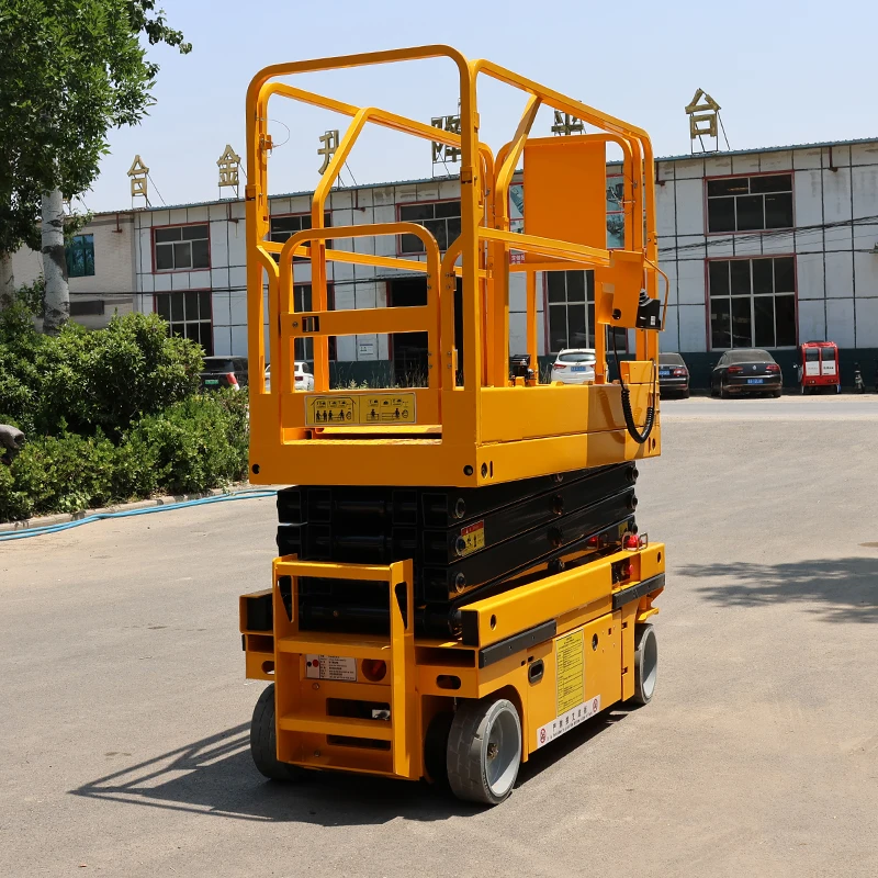 Factory Latest 320KG Self-propelled Mini Vehicle Automotive Small Wheel Skyjack Hydraulic Platform Scissor Lift For Car