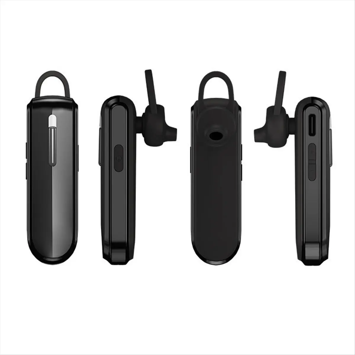 Headset Walkie-Talkie Tipe Hook A64I, Jangkauan 500 Kaki Persegi, Mesin Mini untuk Hotel, Headset Sipil